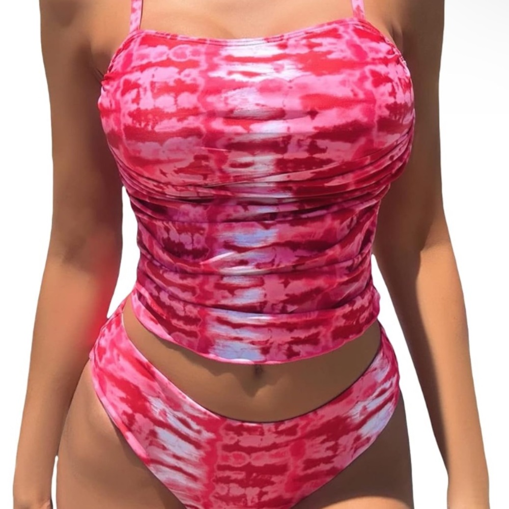 NEVER WORN Pink bathing suit